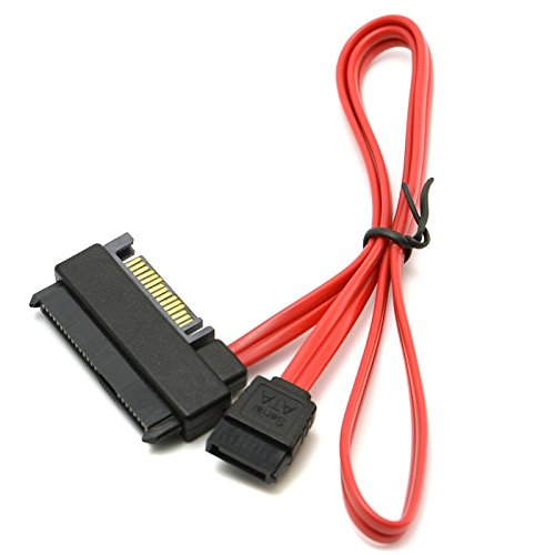 Goliton® SFF-8482 SAS auf SATA Kabel SAS Festplatte zu Motherboard SATA-Port Adapterkabel 15PIN Netzanschluss - Schwarz von GOLITON