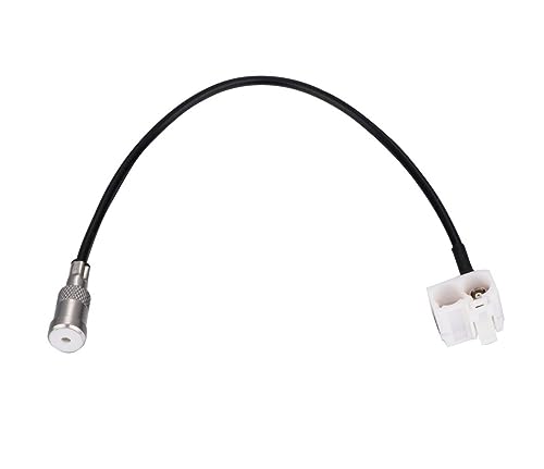 Goliton ISO FAKRA Stecker auf eine Fakra Buchse Auto Radio Antennen Adapter Kompatibel mit Volkswagen Skoda von GOLITON
