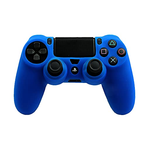 Goliton Silikon-Schutzhülle für Sony Playstation 4 PS4 Controller, Blau, 2 Stück von GOLITON