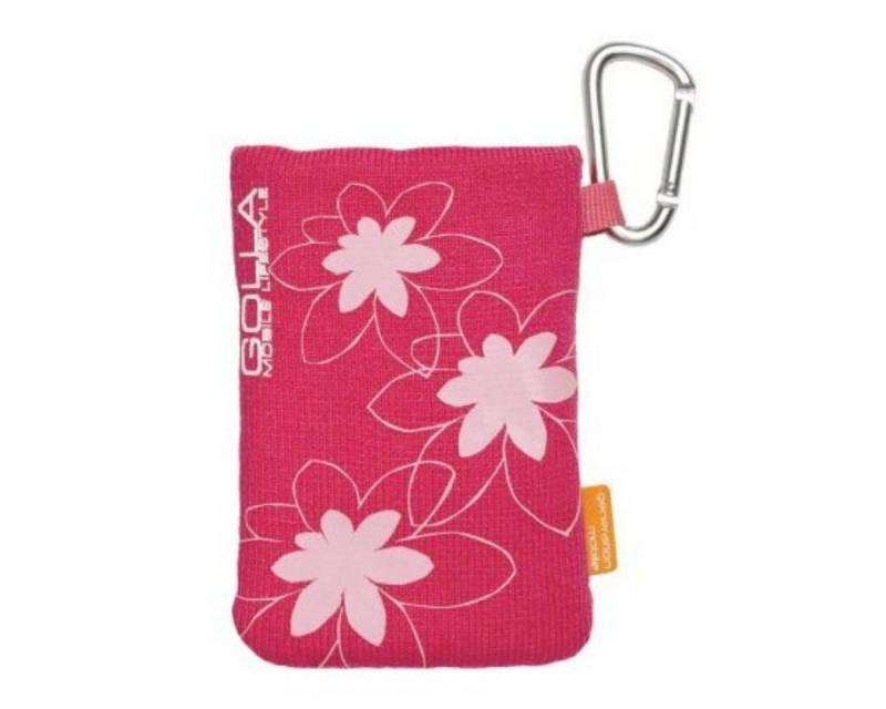 GOLLA Handyhülle Universal Tasche Pouch Etui Mobile Music Bag Pink, Schutz-Hülle Socke für klassisches Handy MP3 Audio-Player etc von GOLLA