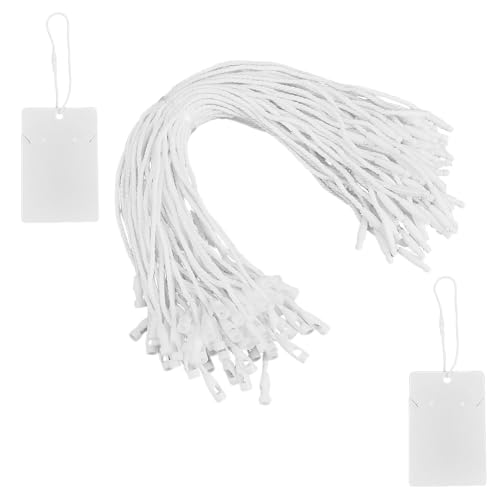 GOMAKERER 1000 Stück Hängeetiketten zum Aufhängen, Weiß, zum Aufhängen, für Kleidung, Gepäckanhänger, Geschenkverpackungen, Weiss/opulenter Garten, about 3.5mm diameter GOMAKERER 1000 Stück Hängeetiketten zum Aufhängen, Weiß, zum Aufhängen, für Kleidung, Gepäckanhänger, Geschenkverpackungen, Weiss/opulenter Garten, about 3.5mm diameter von GOMAKERER