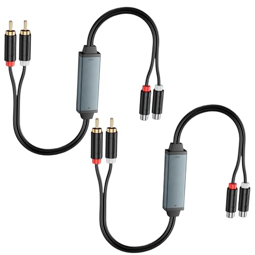 GOMETY 2 PCS RCA-Rauschunterdrücker, AV100C Entstörfilter, Cinch zu HDMI Konverter 1080P, verwendet Klinken-Audiokabel, Brummgeräusche von Auto-Audio-Systemen/Heim-Stereoanlagen zu beseitigen GOMETY 2 PCS RCA-Rauschunterdrücker, AV100C Entstörfilter, Cinch zu HDMI Konverter 1080P, verwendet Klinken-Audiokabel, Brummgeräusche von Auto-Audio-Systemen/Heim-Stereoanlagen zu beseitigen von GOMETY