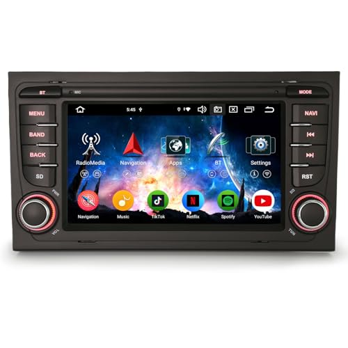 8-Kern 4GB+64GB Android 14 Autoradio 2Din GPS Navi für Audi A4 S4 RS4 RNS-E SEAT EXEO 7 Zoll IPS Bildschirm Unterstützt Kabelloses CarPlay Android Auto Bluetooth 5.0 WiFi 4G DSP DAB+ OBD2 USB Canbus 8-Kern 4GB+64GB Android 14 Autoradio 2Din GPS Navi für Audi A4 S4 RS4 RNS-E SEAT EXEO 7 Zoll IPS Bildschirm Unterstützt Kabelloses CarPlay Android Auto Bluetooth 5.0 WiFi 4G DSP DAB+ OBD2 USB Canbus von GONFEN