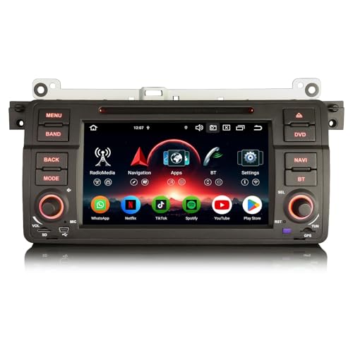 8-Kern 4GB+64GB Android 14 Autoradio für BMW 3er E46 318 325 M3 Rover 75 MG ZT 7 Zoll Touchscreen Unterstützt Bluetooth GPS Navigation CarPlay Android Auto WiFi DSP DAB+ RDS OBD2 USB DVD CD Player 8-Kern 4GB+64GB Android 14 Autoradio für BMW 3er E46 318 325 M3 Rover 75 MG ZT 7 Zoll Touchscreen Unterstützt Bluetooth GPS Navigation CarPlay Android Auto WiFi DSP DAB+ RDS OBD2 USB DVD CD Player von GONFEN