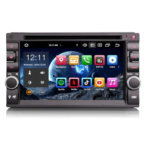 8-Kern 4GB RAM 64GB ROM Android 14 Autoradio Bluetooth GPS Navigation Unterstützt CD Player Kabelloses CarPlay Android Auto WiFi 4G DAB+ DSP USB RDS OBD2 DVD Touchscreen Autoradio 2 Din 8-Kern 4GB RAM 64GB ROM Android 14 Autoradio Bluetooth GPS Navigation Unterstützt CD Player Kabelloses CarPlay Android Auto WiFi 4G DAB+ DSP USB RDS OBD2 DVD Touchscreen Autoradio 2 Din von GONFEN