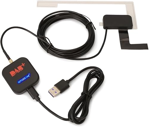 DAB+ Digital Box Radio MCX Antenne Verstärker für Android 9.0/10/11/12/13/14 Autoradio, Digitaler Radio Antennentuner UKW-Übertragung USB von GONFEN