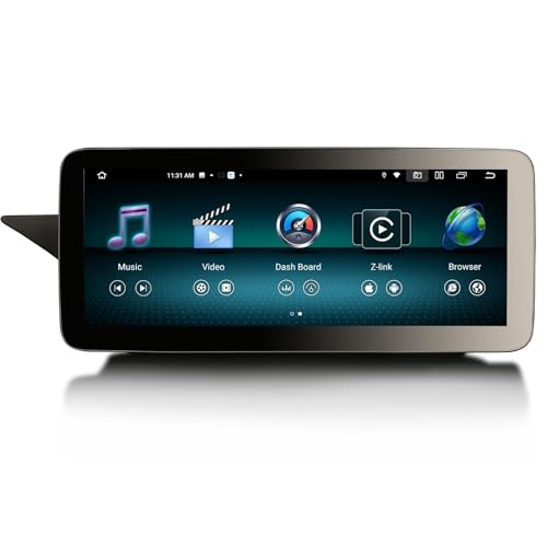 GONFEN 12,3" IPS Touchscreen 8-Kern Android 12 DAB+ Autoradio Für Mercedes-Benz E-Klasse W212 S212 2009-2012 NTG 4.0 GPS Navi 8GB+128GB CarPlay Android Auto WiFi Bluetooth 5.0 Canbus Lenkradsteuerung von GONFEN