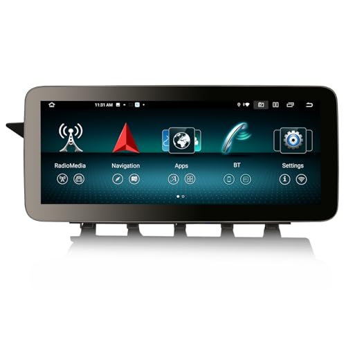 GONFEN 12,3" IPS Touchscreen 8GB+128GB 8-Kern Android 13 DAB+ Autoradio Für Mercedes-Benz GLK-Klasse X204 (2009-2012) GPS Navigation CarPlay Android Auto WiFi Bluetooth Canbus Lenkradsteuerung COMAND von GONFEN