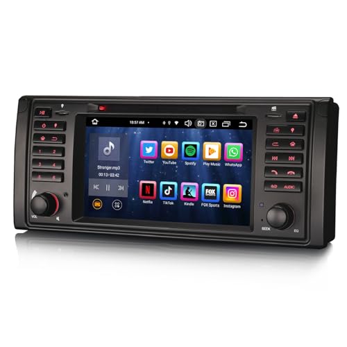 GONFEN 7 Zoll Acht-Kern Android 12.0 DAB+ Autoradio Für BMW X5 E53 mit GPS Navigation CarPlay Android Auto DSP WiFi 4G USB DVD Bluetooth 5.0 A2DP 4GB RAM + 64GB ROM Canbus SWC RDS OBD2 TPMS DVB-T2 DVR GONFEN 7 Zoll Acht-Kern Android 12.0 DAB+ Autoradio Für BMW X5 E53 mit GPS Navigation CarPlay Android Auto DSP WiFi 4G USB DVD Bluetooth 5.0 A2DP 4GB RAM + 64GB ROM Canbus SWC RDS OBD2 TPMS DVB-T2 DVR von GONFEN
