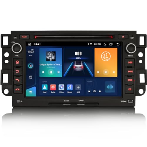 GONFEN Acht-Kern Android 13 GPS 4GB RAM 64GB ROM DAB+ Autoradio Für Chevrolet Aveo Epica Gentra Lova Captiva mit Navi Unterstützt Wireless CarPlay Android AUTO WiFi 4G Canbus SWC Bluetooth DVD USB DSP von GONFEN