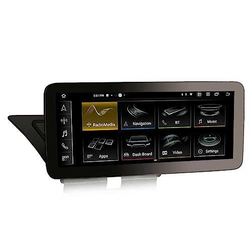 GONFEN 10,25 Zoll 8-Kern 4G+64G Android 13 Autoradio mit Bildschirm für Audi A4/A5/B8/S4/S5/RS4/RS5 Multimedia mit Bluetooth 5.0 Kabelloses Carplay Android Auto Touchscreen GPS MMI Canbus DAB+ WLAN 4G von GONFEN
