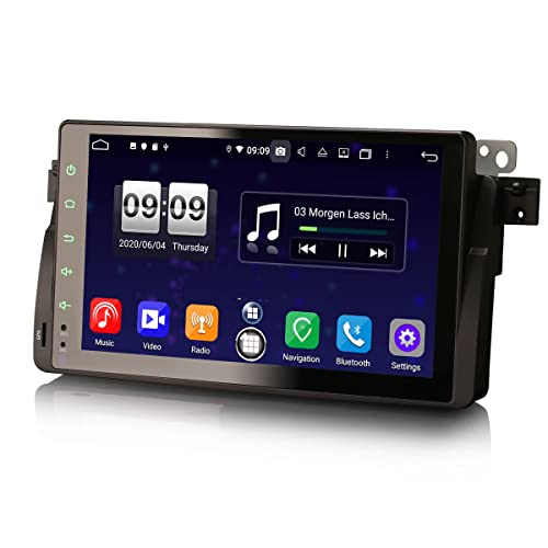 GONFEN 8-Kern Android 11 Autoradio für BMW 3er E46 M3 Rover 75 MG ZT Unterstützung GPS Navi Kabelloses Carplay Android Auto DSP Bluetooth A2DP DAB+ WiFi DVB-T/T2 4GB RAM+64GB ROM von GONFEN