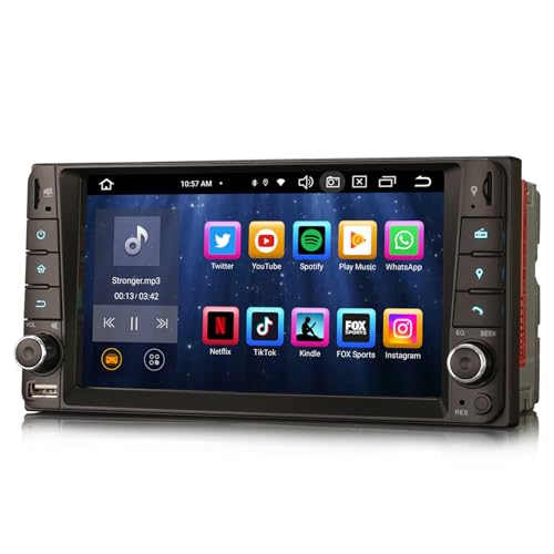 GONFEN Acht-Kern 7 Zoll Android 13 DAB+ Autoradio Für Toyota RAV4 Corolla Prado Hilux Vitz RunX 4Runner mit GPS Navi Apple CarPlay Android Auto 64GB ROM Bluetooth 5.0 DSP WiFi SWC OBD2 DVB-T2 USB DVR GONFEN Acht-Kern 7 Zoll Android 13 DAB+ Autoradio Für Toyota RAV4 Corolla Prado Hilux Vitz RunX 4Runner mit GPS Navi Apple CarPlay Android Auto 64GB ROM Bluetooth 5.0 DSP WiFi SWC OBD2 DVB-T2 USB DVR von GONFEN
