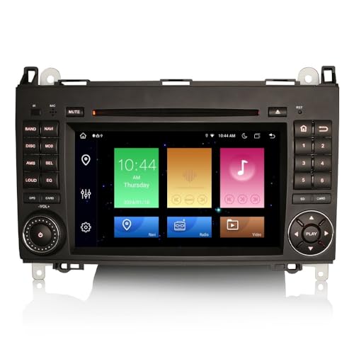 GONFEN Acht-Kern Android 12.0 Autoradio Für Mercedes-Benz A/B Klasse W169 W245 Viano Vito Sprinter VW Crafter DAB+ Navi DSP WiFi OBD2 TPMS DVB-T2 Bluetooth CarPlay Android Auto A2DP 4GB RAM 64GB ROM von GONFEN