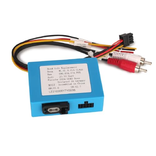 GONFEN PC001 Most LWL-Verstärker Harman Kardon/Bose Audiosystem Glasfaser Fiber-Optic Decoder Box Für Mercedes Benz ML/GL/R/CLS/SLK Klasse und 911 boxster Cayman von GONFEN