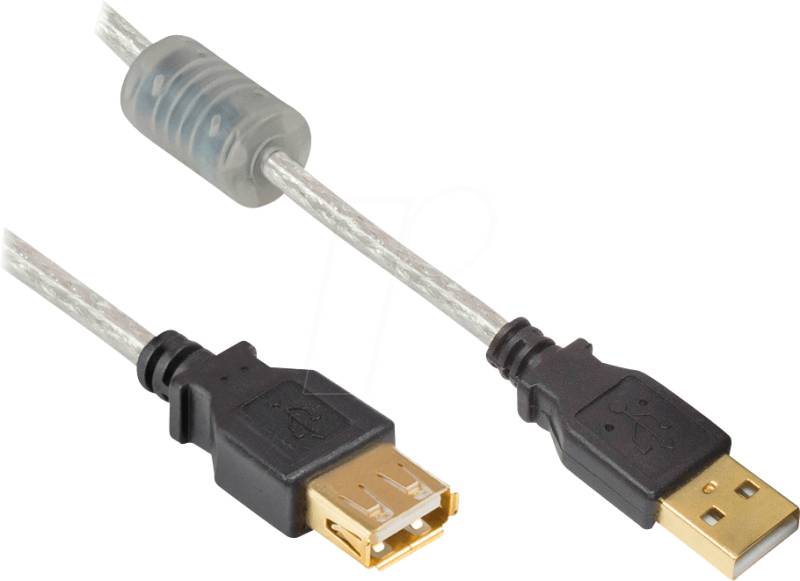 GC 2511-2TQ - USB 2.0 Verlängerung, A Stecker auf A Buchse, 2 m von GOOD CONNECTIONS