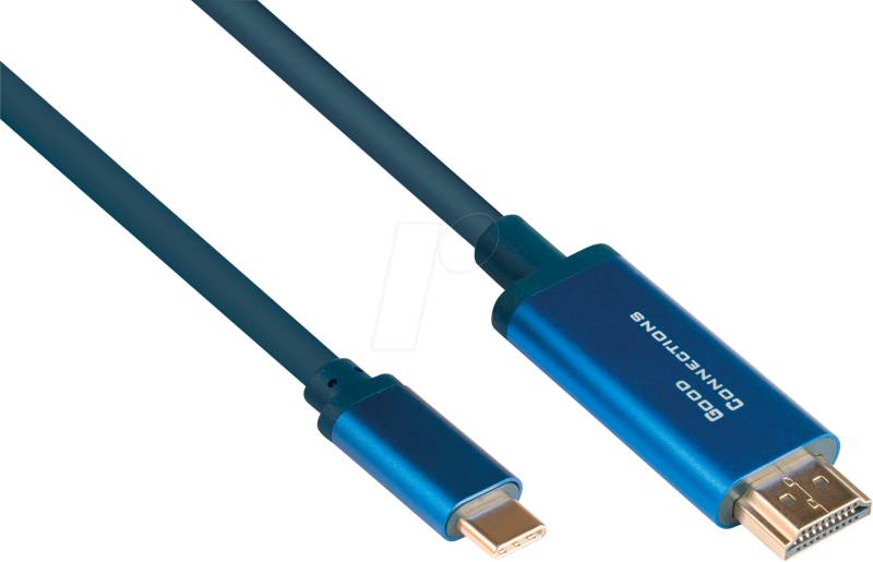 GC 4520-CSF015B - Adapterkabel USB C  > HDMI, 4K@60Hz, flex, 1,5 m von GOOD CONNECTIONS