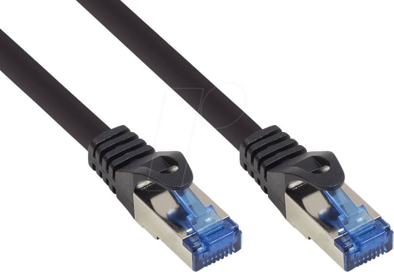GC 8060-SF100S - Patchkabel Cat.6a SmartFLEX, 10 m, schwarz von GOOD CONNECTIONS