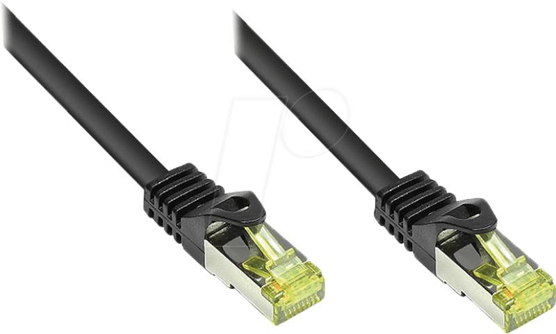 GC 8070R-020S - Patchkabel - Cat.7 Rohkabel, schwarz, 2 m von GOOD CONNECTIONS