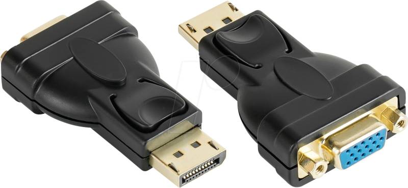 GC DP-AD12 - DisplayPort Adapter, DP Stecker an VGA Buchse von GOOD CONNECTIONS