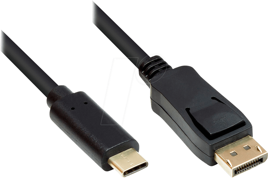 GC M0107 - USB Kabel, C-Stecker > DisplayPort 1.2-Stecker, UHD, 3 m von GOOD CONNECTIONS