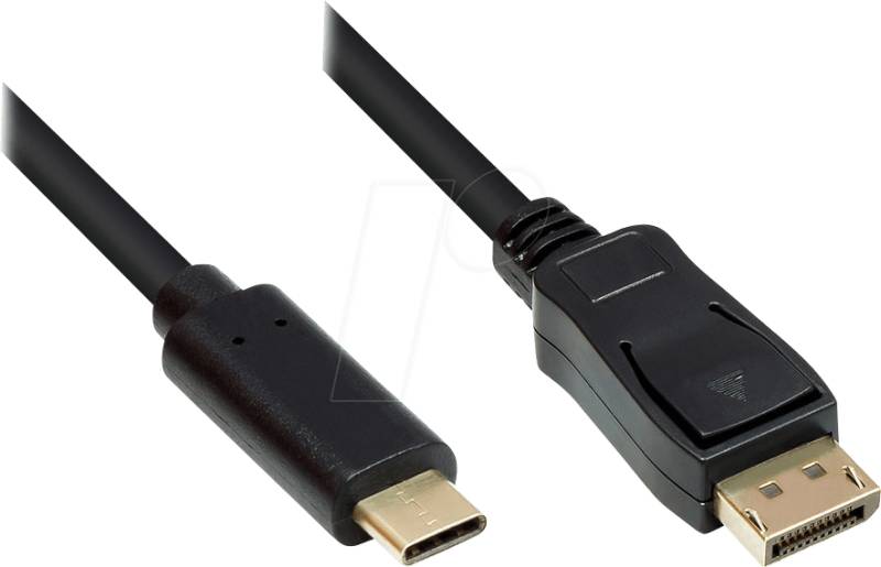 GC M0108 - USB Kabel, C-Stecker > DisplayPort 1.2-Stecker, UHD, 5 m von GOOD CONNECTIONS