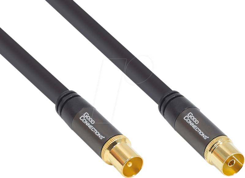 GC M2051 - Antennenkabel SmartFLEX IEC Stecker  Buchse 1m von GOOD CONNECTIONS