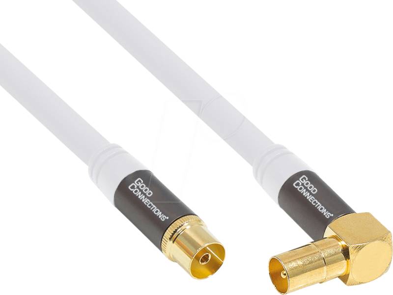 GC M2067 - Antennenkabel SmartFLEX IEC Stecker gewinkelt  Buchse 10m von GOOD CONNECTIONS