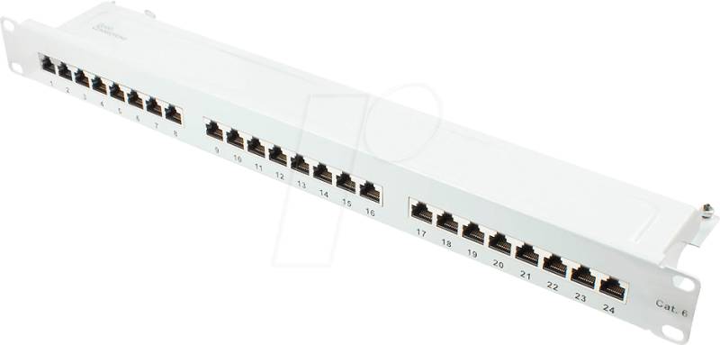 GC N0138 - Patchpanel 19'', 24-Port, Cat.6, 1 HE von GOOD CONNECTIONS