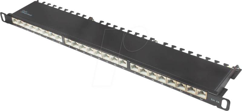 GC N0142 - Patchpanel 19'', 24-Port, Cat.6a, 0,5 HE von GOOD CONNECTIONS