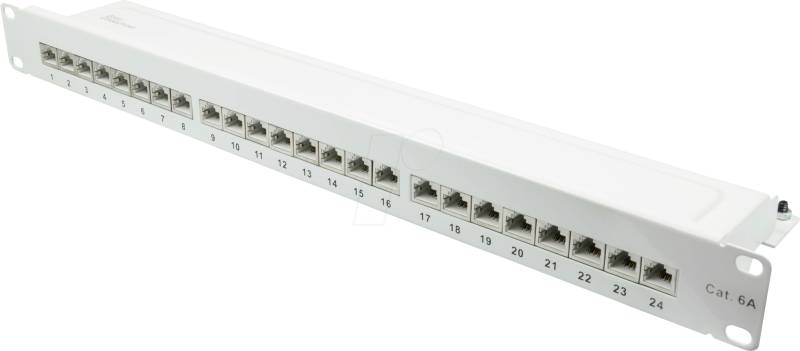 GC N0146 - 19'' Patchpanel , 24-Port, Cat.6a, 1 HE von GOOD CONNECTIONS