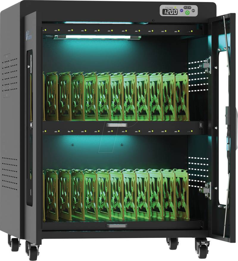 GC PCT03-C24S - Ladeschrank bis 15,6'', USB-C, UVC-Desinfektion, bis 24 Geräte von GOOD CONNECTIONS