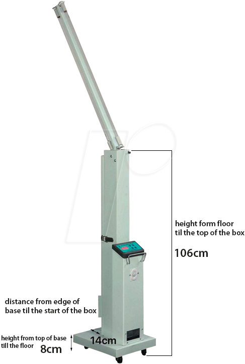 GC UVC-0001 - UV-C Desinfektionsstation 60W für 30 m² Raumfläche von GOOD CONNECTIONS