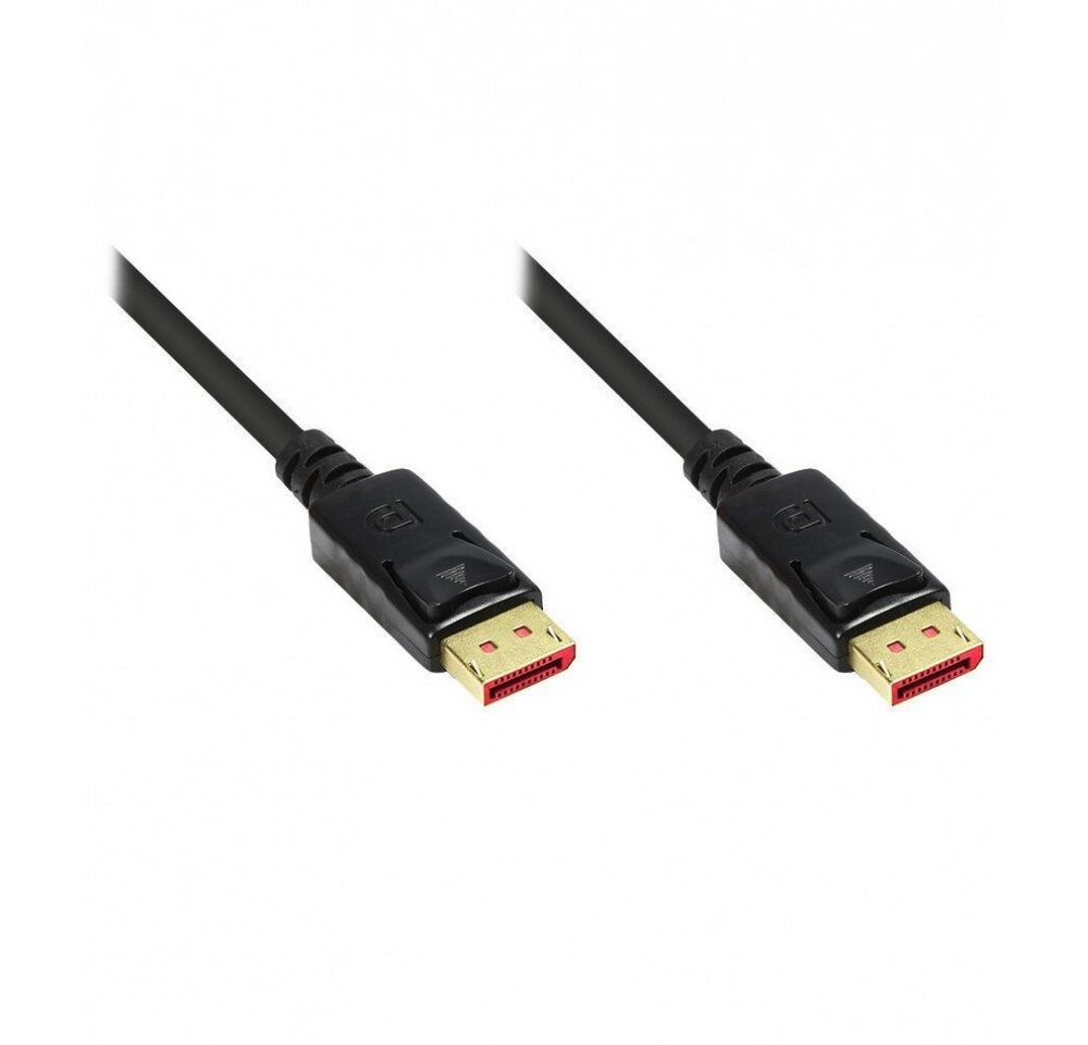 GOOD CONNECTIONS DisplayPort 1.4 Kabel 2m für 8K @ 60Hz. Computer-Adapter DisplayPort zu Kupplung, 8K Auflösung bei 60Hz von GOOD CONNECTIONS