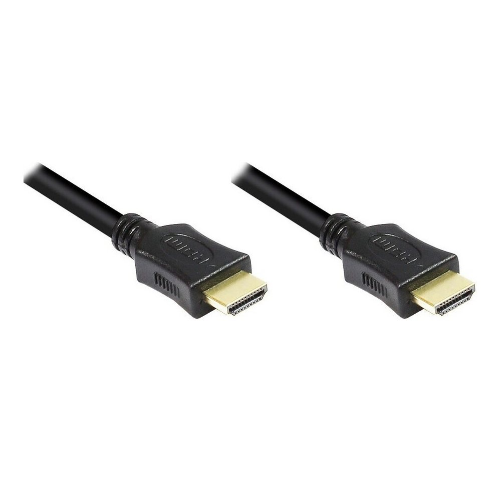 GOOD CONNECTIONS HDMI Kabel 1,5m mit Ethernet - schwarz Computer-Adapter Goldstecker zu HDMI, Hochgeschwindigkeitsübertragung GOOD CONNECTIONS HDMI Kabel 1,5m mit Ethernet - schwarz Computer-Adapter Goldstecker zu HDMI, Hochgeschwindigkeitsübertragung von GOOD CONNECTIONS