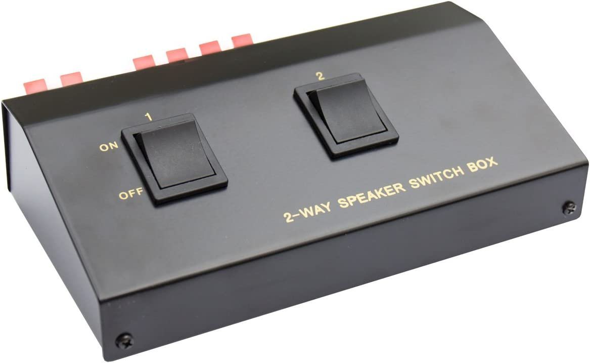GOOD CONNECTIONS Lautsprecher Umschaltbox zum Anschluss von 2 Lautsprecherpaaren, Good Audio-Adapter von GOOD CONNECTIONS