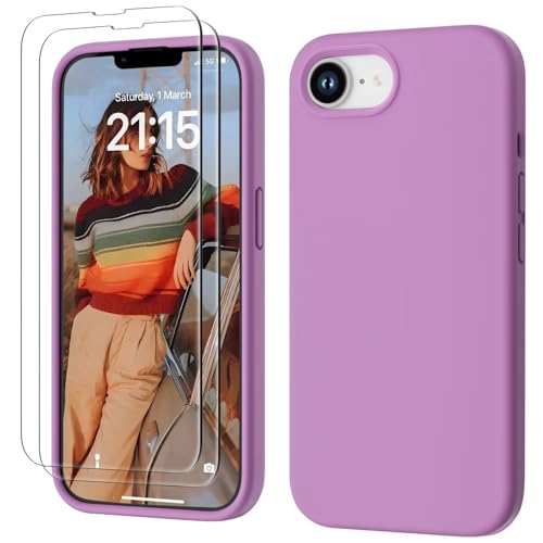 GOODVISH 3 in 1 für iPhone 16e Hülle mit 2 Stück Schutzfolie, Liquid Silikon Handyhülle Soft Mikrofaserfutter Kratzfest Stoßfeste Schutzhülle Case für iPhone 16e 6.1 Zoll, Neu Rosa GOODVISH 3 in 1 für iPhone 16e Hülle mit 2 Stück Schutzfolie, Liquid Silikon Handyhülle Soft Mikrofaserfutter Kratzfest Stoßfeste Schutzhülle Case für iPhone 16e 6.1 Zoll, Neu Rosa von GOODVISH