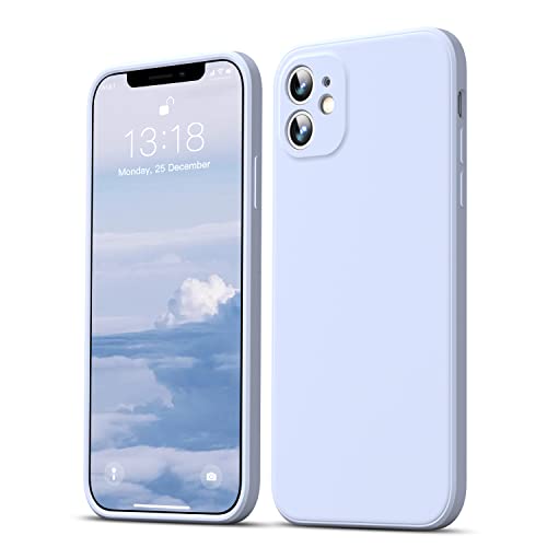 GOODVISH Hülle Kompatibel mit iPhone 11 | Ultra dünn Liquid Silicone Hülle | Kameraschutz und Bildschirmschutz | 360° Voll abgedeckte stoßfeste Handyhülle für iPhone 11-6,1 Zoll | Himmelblau von GOODVISH