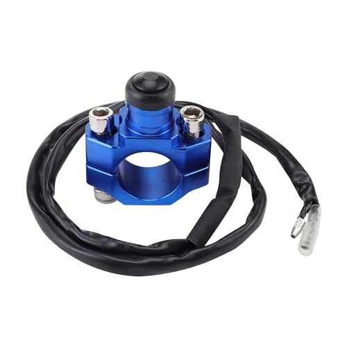 GOOFIT 7/8" 22mm Lenker 2 Draht CNC Kill Stop Schalter Ersatz für YZ250 YZ450 WR250 WR450 ATV Roller Quad Moped Dirtbike Blau GOOFIT 7/8" 22mm Lenker 2 Draht CNC Kill Stop Schalter Ersatz für YZ250 YZ450 WR250 WR450 ATV Roller Quad Moped Dirtbike Blau von GOOFIT