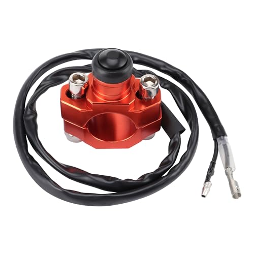 GOOFIT 7/8" 22mm Lenker 2 Draht CNC Kill Stop Schalter Ersatz für YZ250 YZ450 WR250 WR450 ATV Roller Quad Moped Dirtbike Orange GOOFIT 7/8" 22mm Lenker 2 Draht CNC Kill Stop Schalter Ersatz für YZ250 YZ450 WR250 WR450 ATV Roller Quad Moped Dirtbike Orange von GOOFIT