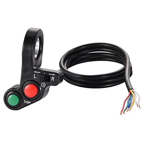 GOOFIT Motorrad Lenker Schalter Scheinwerfer Blinker Hupe Schalter Ersatz für Spotlight Scooter Roller Moped Motorrad ATV GOOFIT Motorrad Lenker Schalter Scheinwerfer Blinker Hupe Schalter Ersatz für Spotlight Scooter Roller Moped Motorrad ATV von GOOFIT