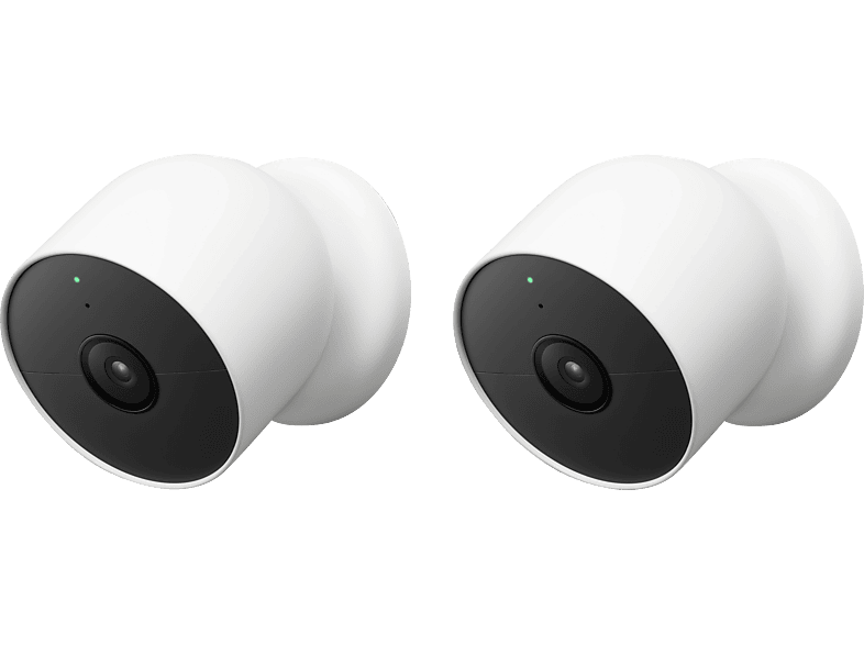 GOOGLE Nest Cam (Outdoor oder Indoor, mit Akku) 2er Pack, IP Kamera von GOOGLE