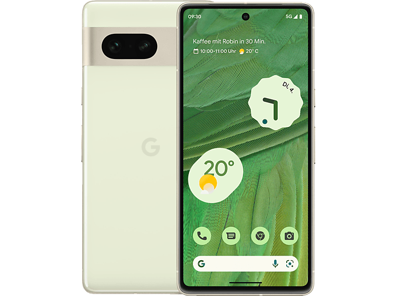 GOOGLE Pixel 7 128 GB Lemongrass Dual SIM von GOOGLE
