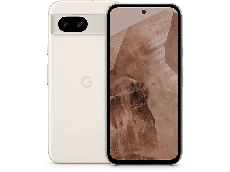 GOOGLE Pixel 8a 128 GB Porcelain Dual SIM von GOOGLE