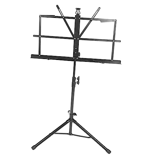 GOOHOCHY 1 Blatt Festlegen Notenständer Musikbuch Stand für einstellbar steht Stativ Leseständer Stativ Buchständer zusammenklappbarer Lehrbuchhalter tragbarer Buchhalter Eisen Schwarz GOOHOCHY 1 Blatt Festlegen Notenständer Musikbuch Stand für einstellbar steht Stativ Leseständer Stativ Buchständer zusammenklappbarer Lehrbuchhalter tragbarer Buchhalter Eisen Schwarz von GOOHOCHY