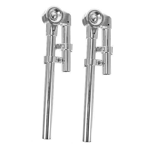 GOOHOCHY 1 Paar Trommelwasserrohraufhängung Tom-drum-halterung Gestell Ständer Für Tom Drum Schlagzeug Drum-rack-hardware Halterung Für Drum-tom Stollen Montieren Stand Silver Metall von GOOHOCHY