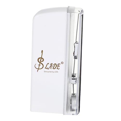 GOOHOCHY 1 Stück Metronom Metronom Mini mechanisches Metronom Violine Metronom mechanisch metronome tempotaschentuecher musikinstrumente Universelles Metronom Piano-Metronom Metall Weiß von GOOHOCHY