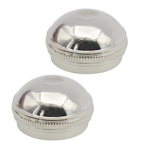 GOOHOCHY 2 Stück Kopf Schrauben Wartung Silber querflöte zubehör Flötenzubehör Flötenreparaturteile Flötenteile Flötenkopfschrauben Teil Vernickeltes Messing Silver von GOOHOCHY