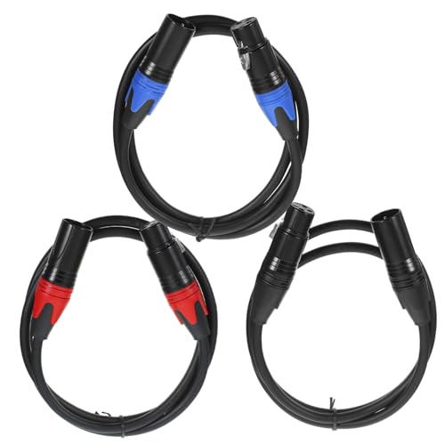 GOOHOCHY 3 Stück Audio Kabel Männlich Zu Weiblich Patch Mikrofonkabel Mikrofon Für Lautsprecher Audiokabel Für Mikrofon Mikrofondatenkabel Micphone -kabel Kabel Stecker Auf Buchse Pvc GOOHOCHY 3 Stück Audio Kabel Männlich Zu Weiblich Patch Mikrofonkabel Mikrofon Für Lautsprecher Audiokabel Für Mikrofon Mikrofondatenkabel Micphone -kabel Kabel Stecker Auf Buchse Pvc von GOOHOCHY