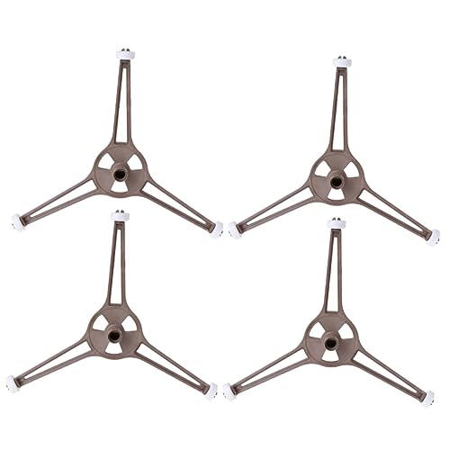 GOOHOCHY 4 Stück Mikrowellen-Tablett-Stativ microwellenregal microwellen regal Mikrowellen-Drehteller-Motor tragbar elektrischer campingkocher wok mikrowelle stativ Ofenblechkreis Plastik von GOOHOCHY